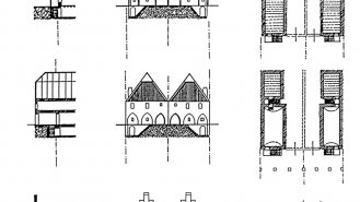 Obr. 10: Vývoj městského domu od 12. do 15. století